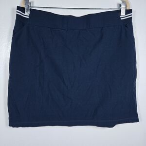 Tee Time Navy Blue Tennis Golf Pickle Ball Tennis Athletic Skort Womens Size XL